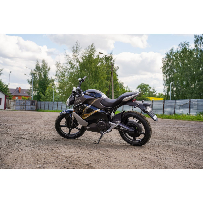 Электромотоцикл SUPER SOCO TS STREET HUNTER (Черный)-7